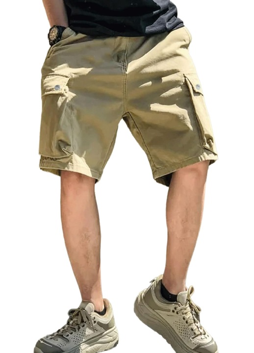 Pantaloni Scurti Yageshark Vara cu Buzunare Kaki XL