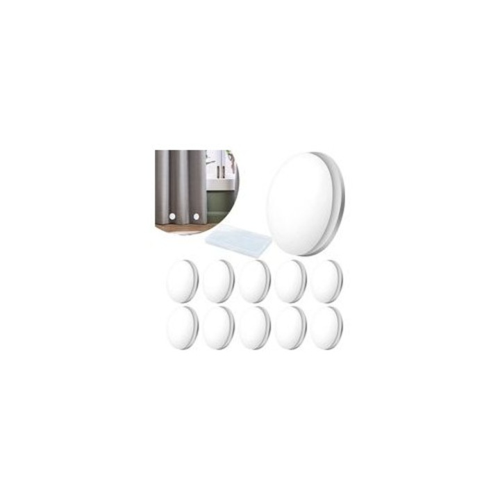Set 10 perechi greutati magnetice pentru perdele, cauciuc, 260g, diverse utilizari