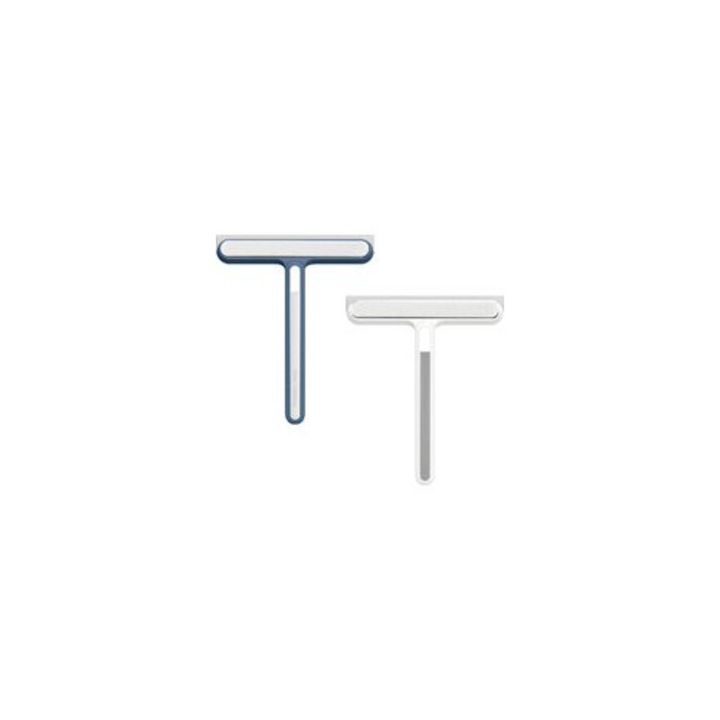 Racleta pentru geam, alb-albastru, 26.5x22x2.5cm