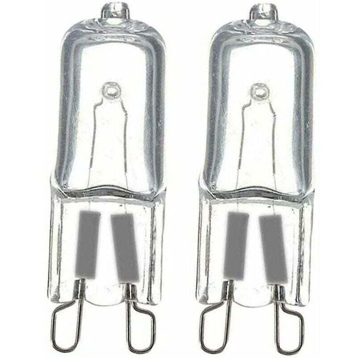Халогенна крушка G9, 40W, топло бяла, 2 бр.