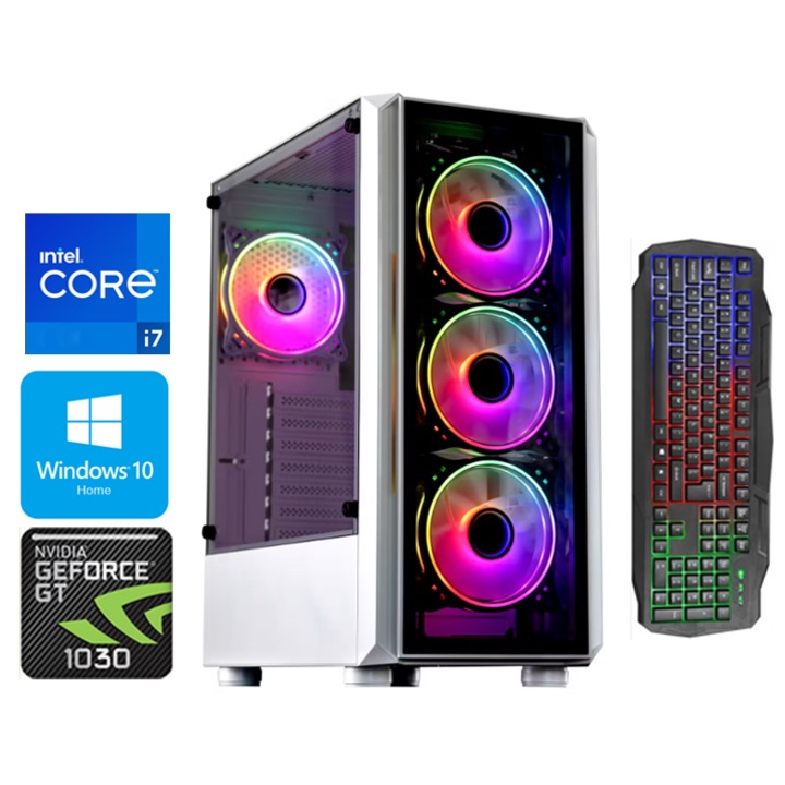 PC Gaming KIDS OK 3-7 Ani Intel ® I7 2600, Video NVidia® GForce GT 1030 DDR5, 16 GB RAM, 500GB Hdd, ntb