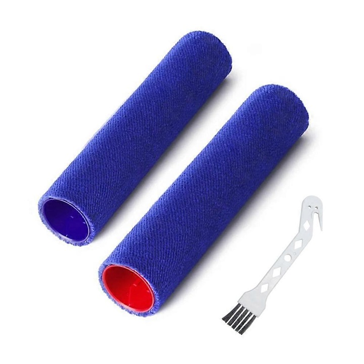 Perii role duble pentru aspirator Wash G1, plastic, set 2 buc