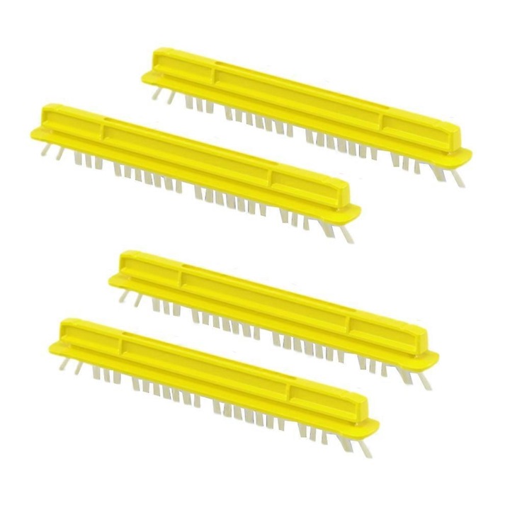 Set 4 benzi perie pentru Karcher XXL, galben, 28x3cm