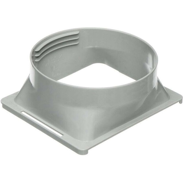 Conector plat furtun evacuare 150mm plastic