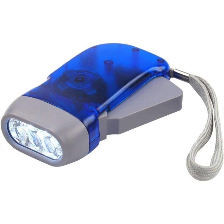 Set 5 lanterne dinamice mini, 3 LED, alb, 10x5x2.5cm