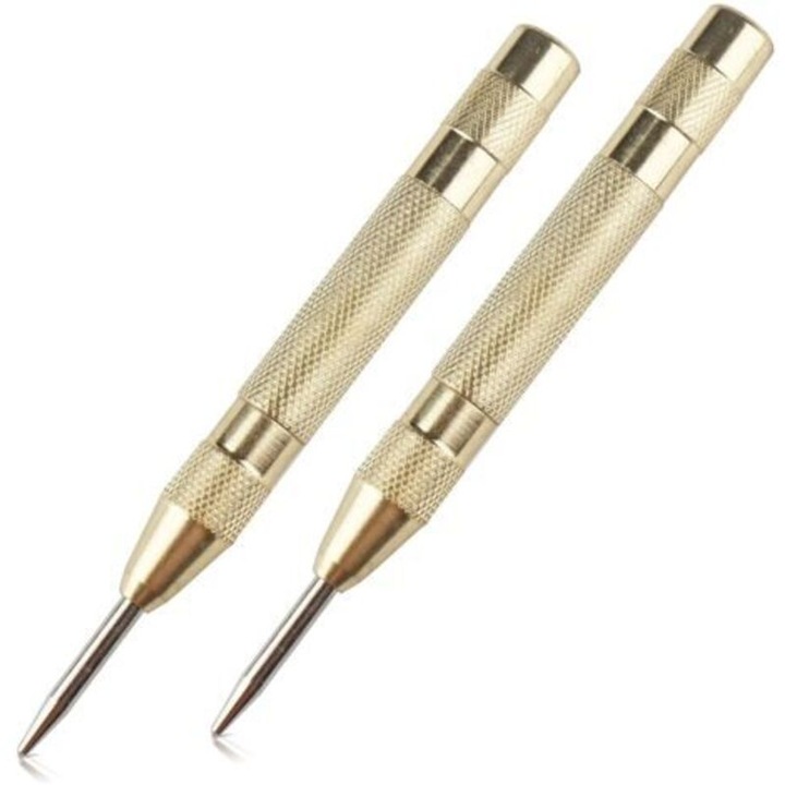 Set 2 poansoane automatic 10cm otel inoxidabil cromate