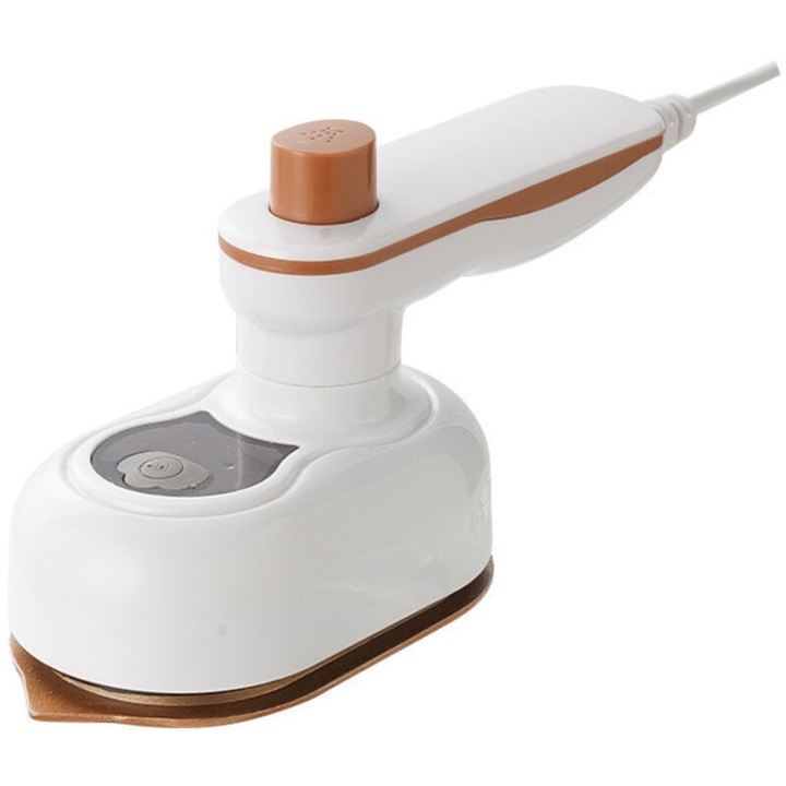 Fier de calcat mini portabil alb 180° pliabil 15x7x8cm