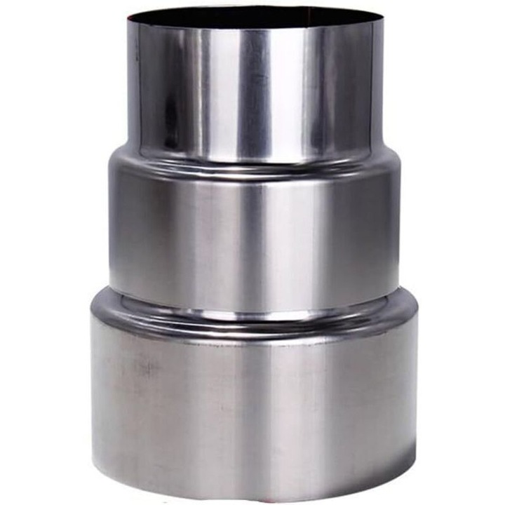 Reductor cos fum inox, teava rotunda, rezistent la caldura, 1 buc