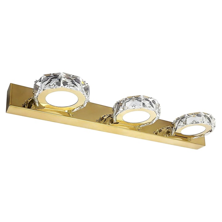 Toolight fali lámpa APP1939-3W arany, 12x12x46cm