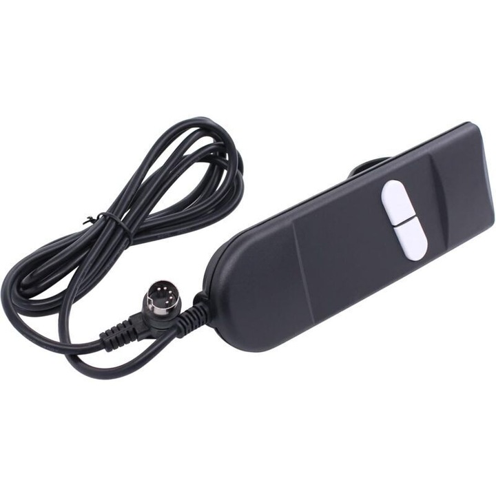 Telecomanda pentru fotolii electrice rabatabile, 2 butoane, negru