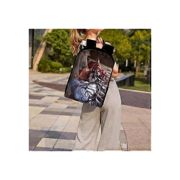 Rucsac laptop 15.6 inch, capacitate mare, negru, 32x42x16cm