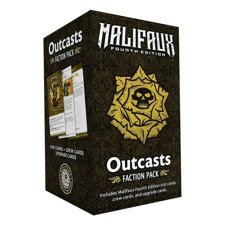 Разширение за игра Malifaux 4E, Outcast Faction Pack, Wyrd, английски език, многоцветен