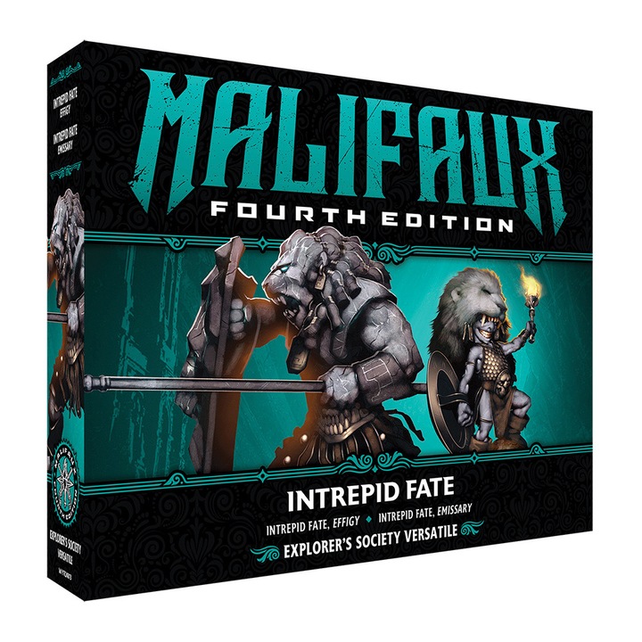 Разширение за игра Malifaux 4E, Intrepid Fate, Wyrd, 2 миниатюри, сиво