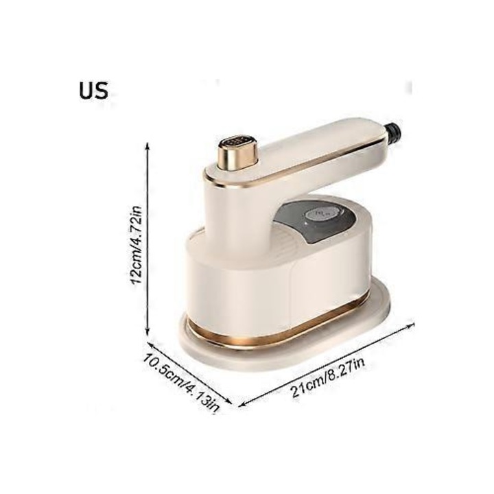 Fier de calcat portabil, compact, abur, pliabil, usor, pentru calatorii