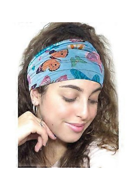 Bentita par animal plusat, model iepure urs, multicolor, 3cm latime