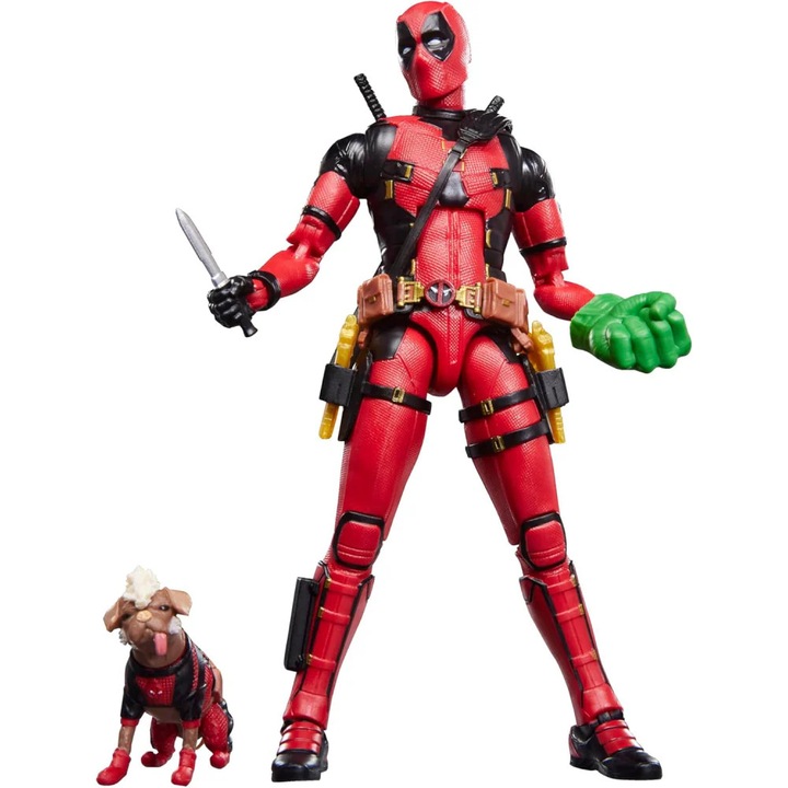 Rajzolt figura Deadpool & Wolverine Marvel Legends - Dogpool & Deadpool 15 cm