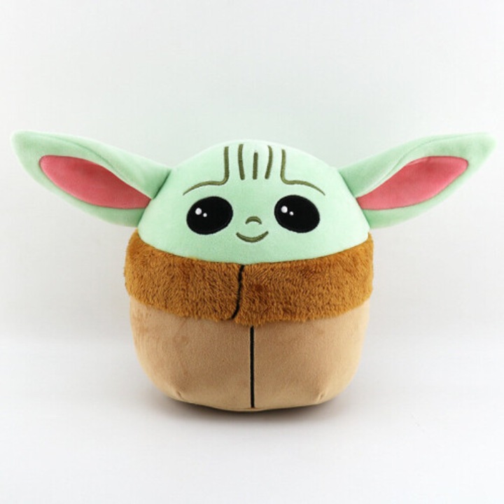 Jucarie de plus Yoda Baby Yoda 26cm moale perna