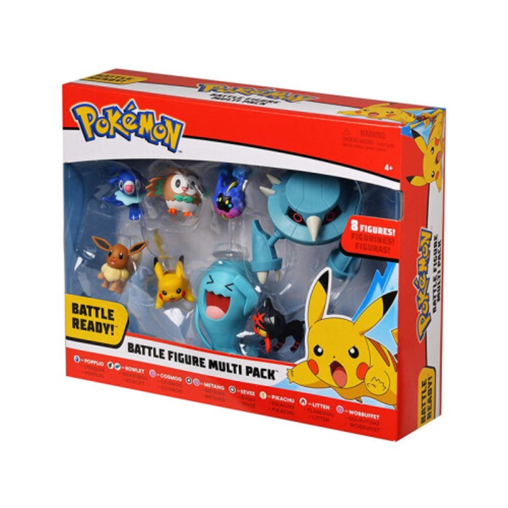Set 8 figurine Pokemon multicolor