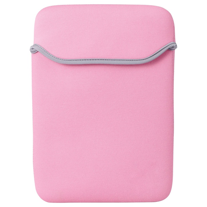 Husa Tableta 9.7 Inch, Compatibila Cu Apple iPad 9.7, Samsung Galaxy Tab A 9.7, Serioux Tab 9.7, Neopren, Protectie Antisoc, Culoare Roz