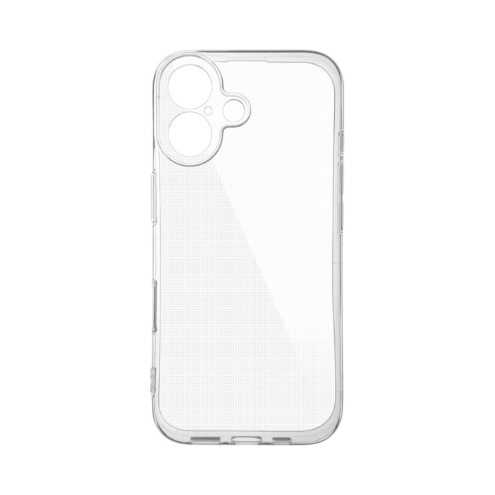 Husa de protectie Atlas Gia compatibila cu Oppo A6x, Transparent, Slim, Anti zgarieturi, Anti soc, cu margini ridicate pentru protectia ecranului si a camerei