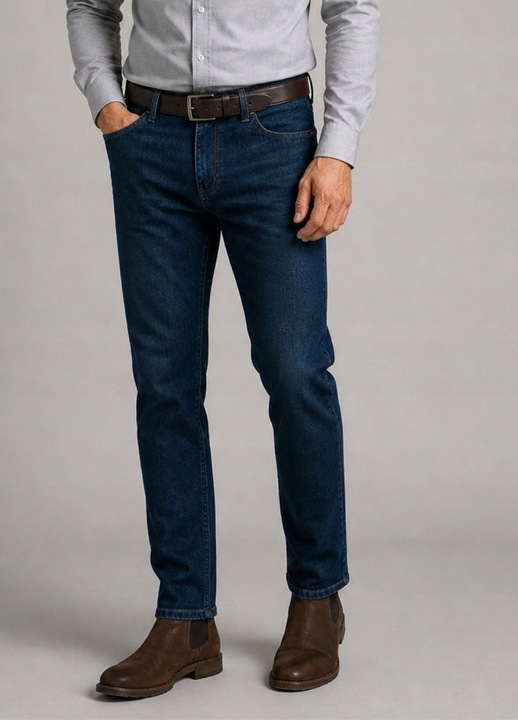 Férfi farmer, Wrangler Greensboro, regular fit, kék, pamut
