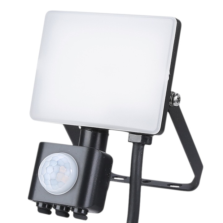 Milagro LED projektor 10W fekete 5000K 950lm érzékelővel