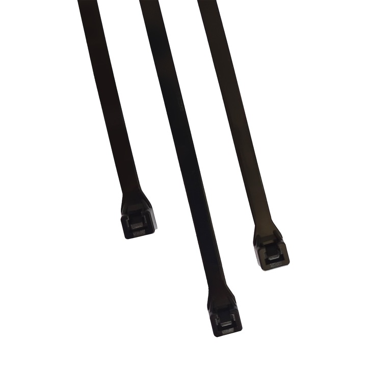 Milagro rögzítőbilincsek 4.8x500mm fekete, 50 db-os készlet