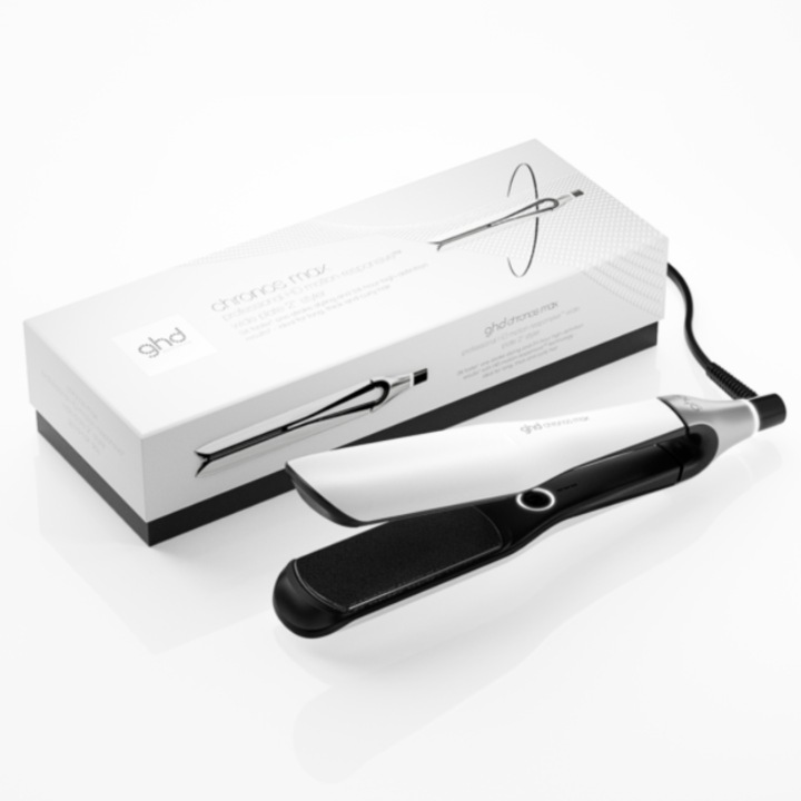 Placa de indreptat parul Ghd Chronos Max, alb, HD, 2x raspuns rapid