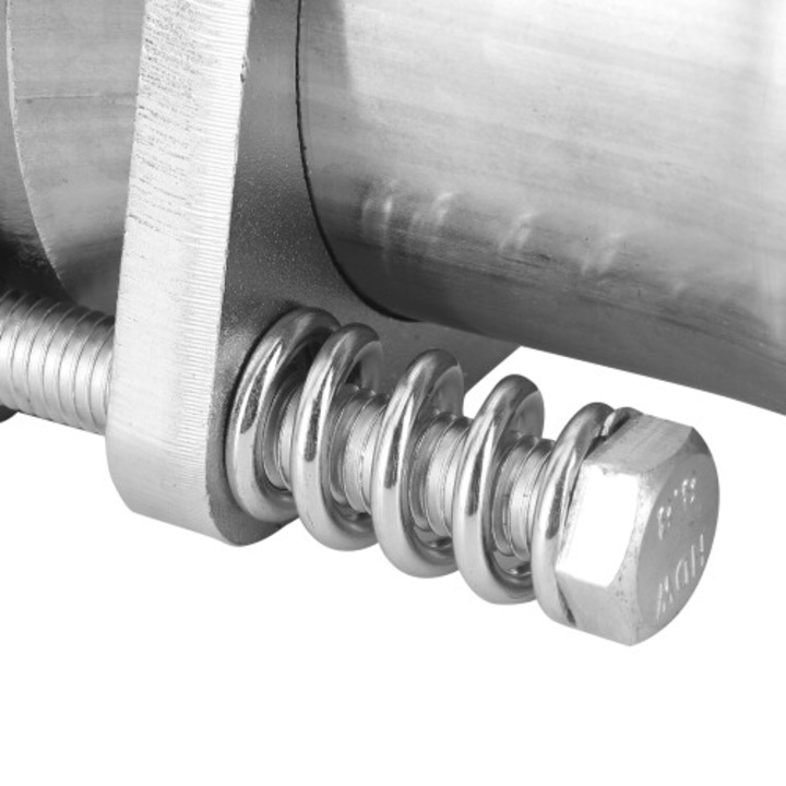 Kit reparatie flansa evacuare universala inox 2.75in 230mm argintiu