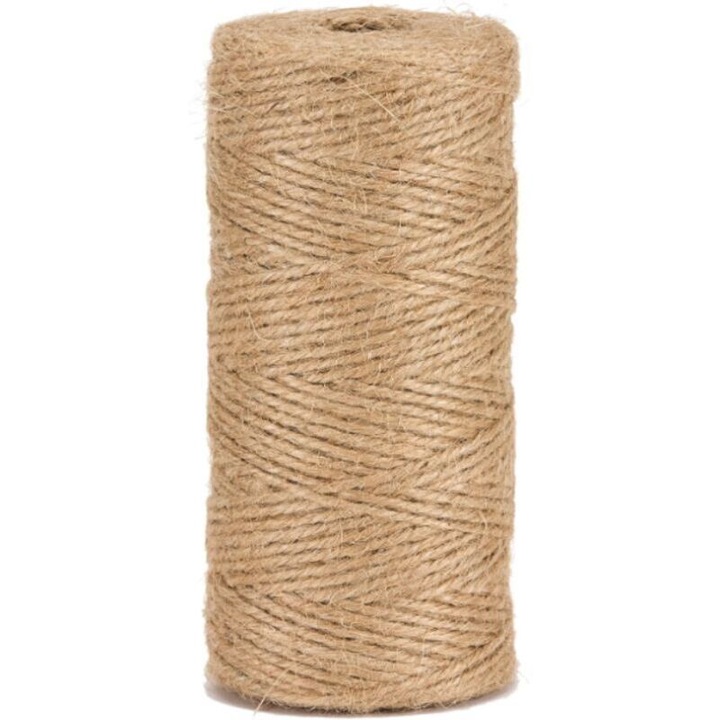 Sfoara naturala iuta 1.5mm 200m maro