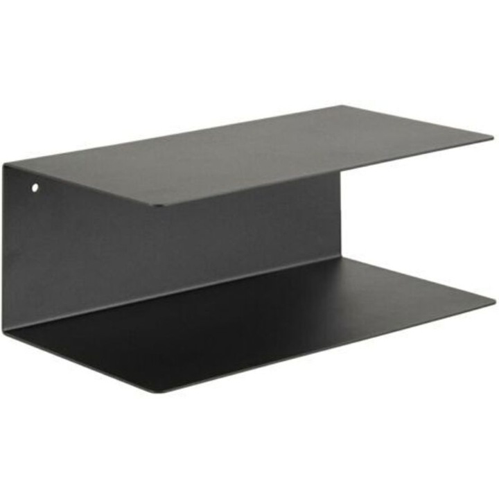 Joliet S OEM fém polc, fekete, két szintes, modern ipari design