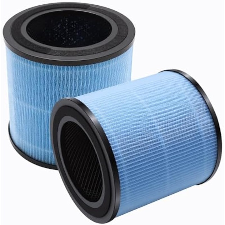 Set 2 filtre HEPA si carbon activ pentru purificator aer AP0601, alb