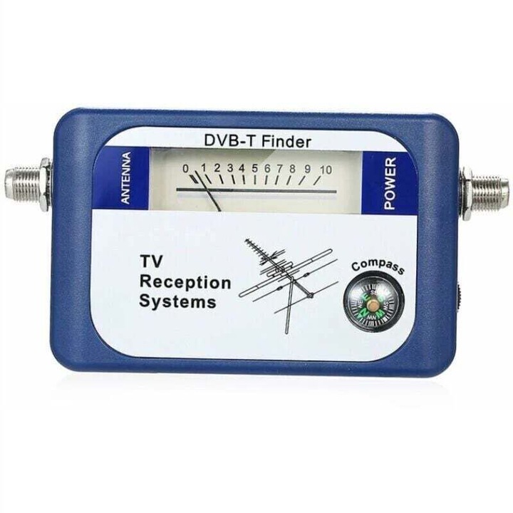 Detector semnal digital DVB-T, albastru, 12x6x3.5cm
