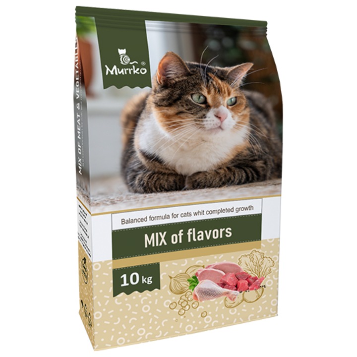 Murrko Mix Hrana uscata pentru pisici, 10 kg