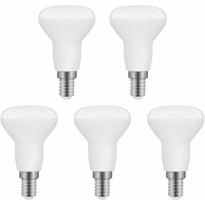 LED крушка E14 R50 5W 6500K студено бяло 50x83mm