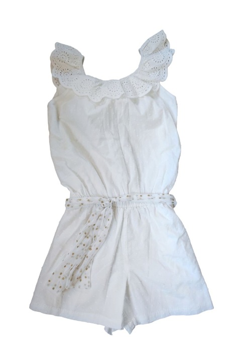 Детски гащеризон, Mayoral, лято, бял, памук, 164 CM