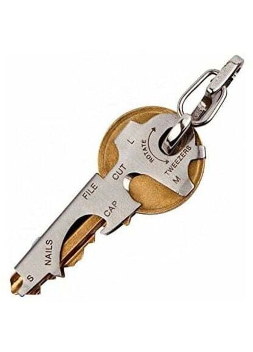 Breloc multifunctional 8 in 1 multicolor
