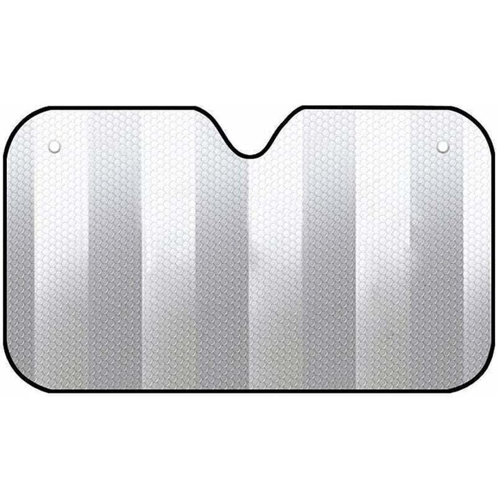 Parasolar parbriz auto 60x130cm folie aluminiu reflectorizant multicolor