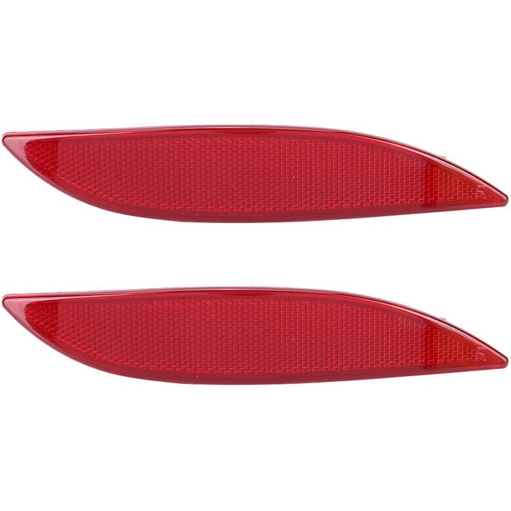 Set 2 reflectoare bara spate, rosu, 265650004R, Renault Megane MK3 2008-2013