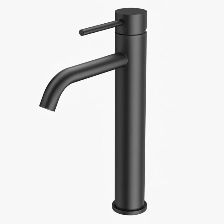 Baterie lavoar OEM, alama, negru mat, 33x17x6cm, maner unic