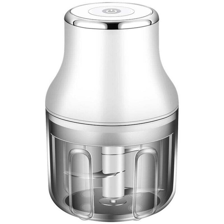 Mini tocator USB reincarcabil, 250ml, portabil, impermeabil, sigur pentru copii si seniori
