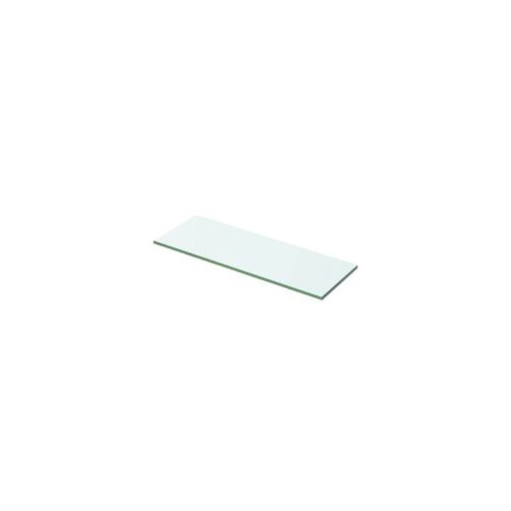 Átlátszó edzett üveg panel 50x15cm 8mm 15kg