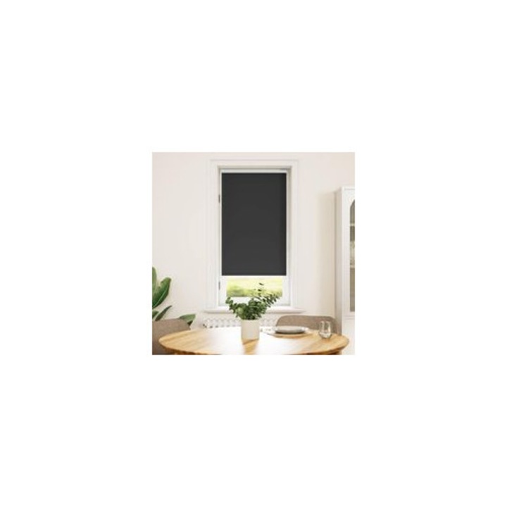 Blackout roló, 60x120cm, fehér, poliészter, fehér lánccal