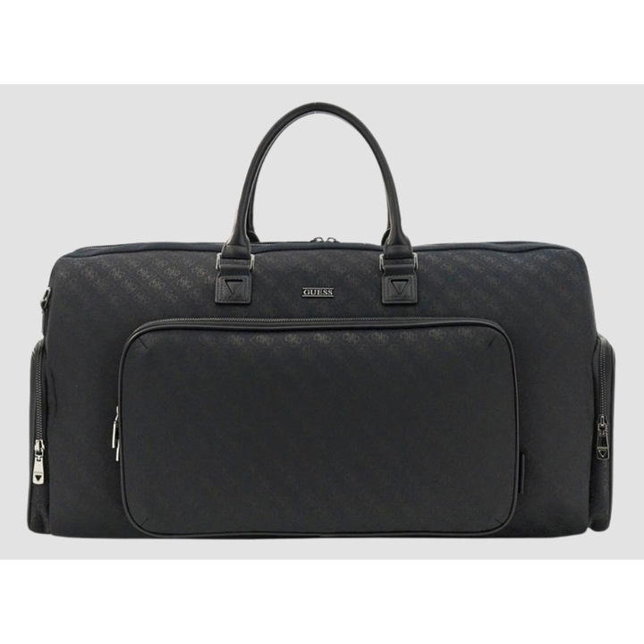 Geanta de voiaj Guess monogram negru sportiv material