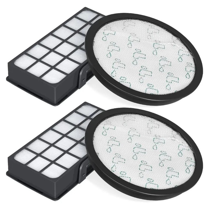 Set filtre aspirator compatibil Rowenta Silence Force Cyclonic, lavabil, 5 piese