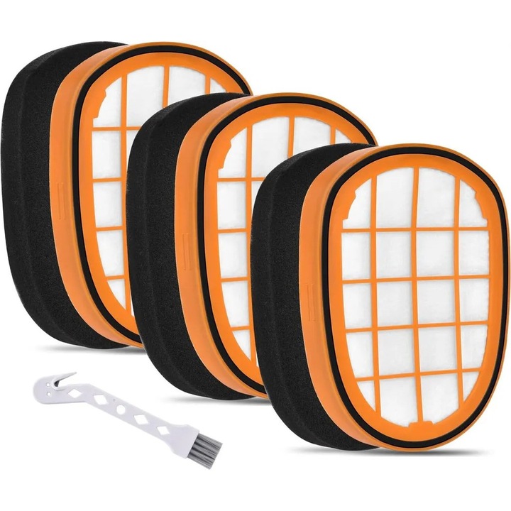 Set 2 filtre inlocuibile pentru aspirator wireless multicolor