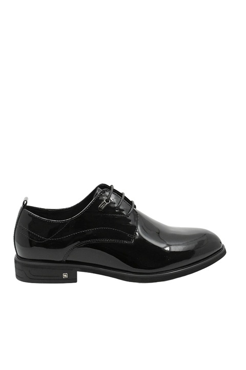 Pantofi barbati ultra eleganti Otter, negri din lac OTR640001NL, Negru