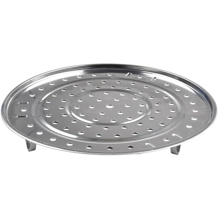 Rozsdamentes acél párolóbetét, 18cm, levehető lábakkal, sokoldalú
