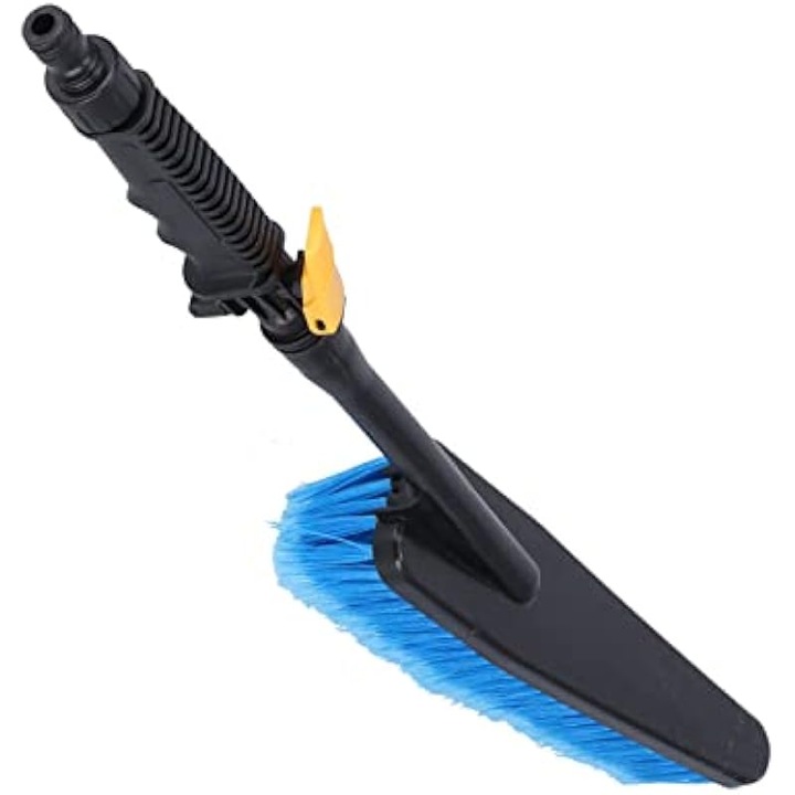 Perie de spalat auto cu maner detasabil, peri moi, multifunctional, alb, lungime ajustabila