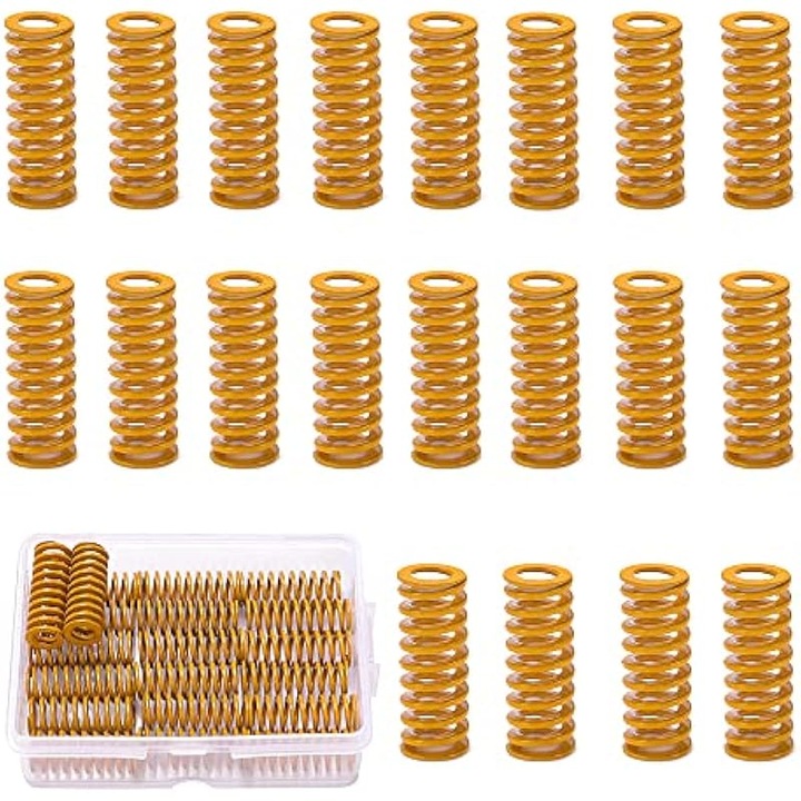 Комплект 20 пружини за компресия 3D 8x20mm жълти